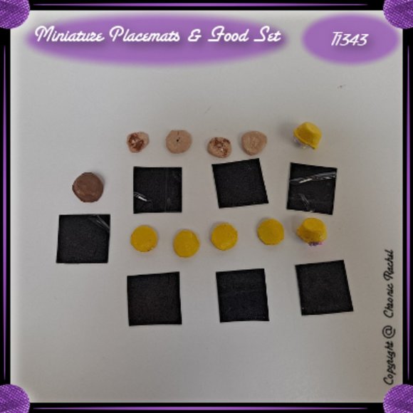 18-Pack Breakfast Placemats/Plates and Foods - Picture 3 of 3